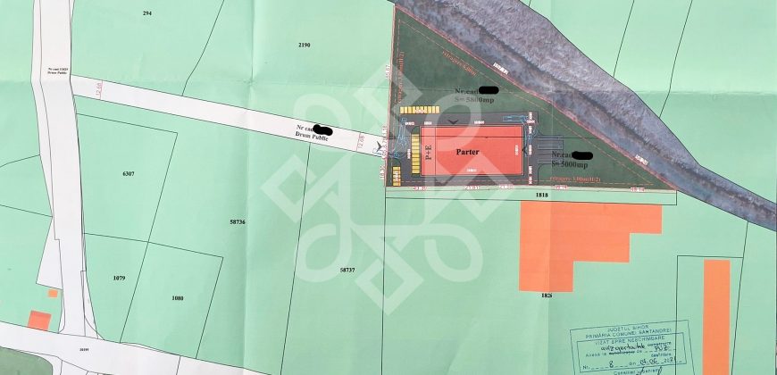 Teren intravilan 10800 mp de vanzare in Santandrei, Bihor