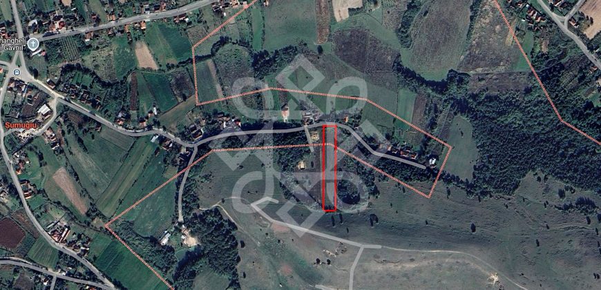 Teren intravilan 5995 mp de vanzare in Hidiselu de Sus