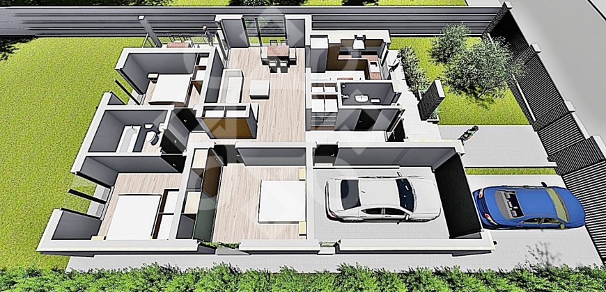 Casa de vanzare pe nivel cu 4 camere in Cihei