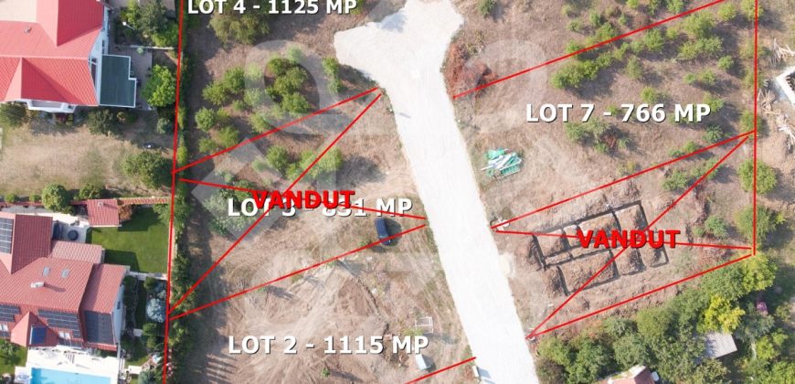 Teren intravilan de vanzare pe strada Soarelui, Oradea